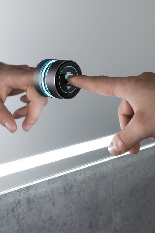 GEMINI lustro z LED oświetleniem 100x70cm, inteligentne funkcje