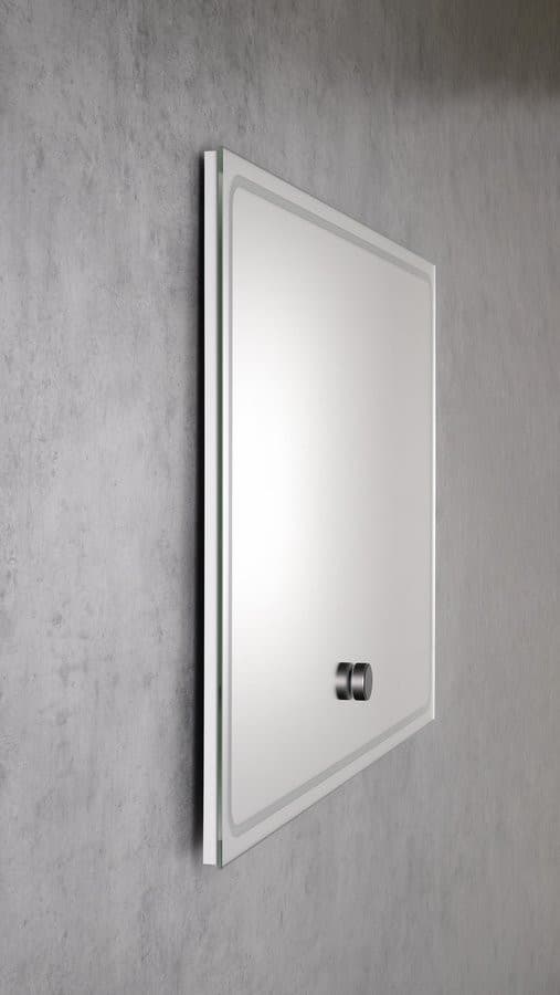 GEMINI lustro z LED oświetleniem 100x70cm, inteligentne funkcje