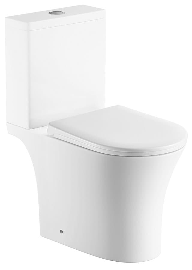 VITO kompakt WC, Rimless, odpływ poziomy/pionowy, biały