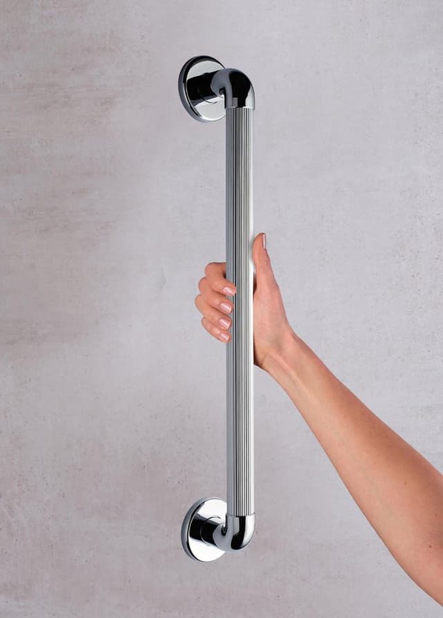 Poręcz plastikowa, 600mm, chrom