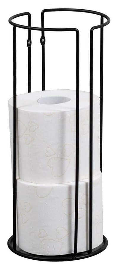 CLASSIC stojak na zapasowy papier toaletowy, czarny