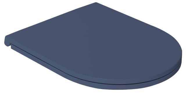 INFINITY Deska WC SLIM, Soft Close, Easy Take, niebieski mat