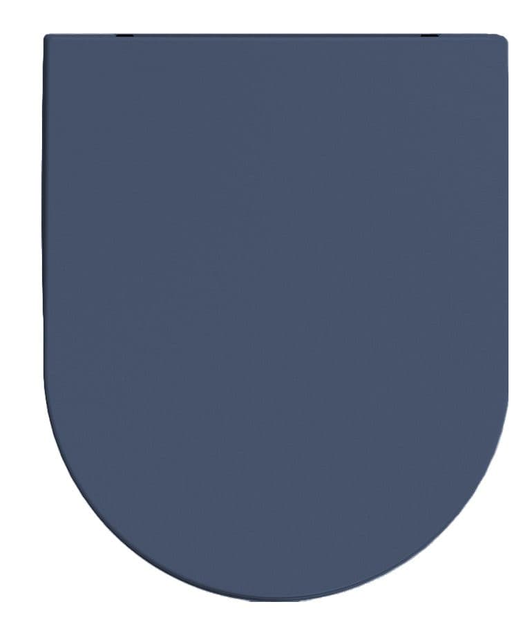 INFINITY Deska WC SLIM, Soft Close, Easy Take, niebieski mat