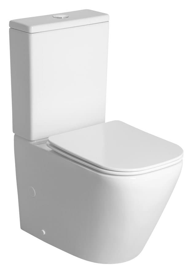 IMALA kompakt WC, Vortex Rimless, odpływ poziomy/pionowy, biały