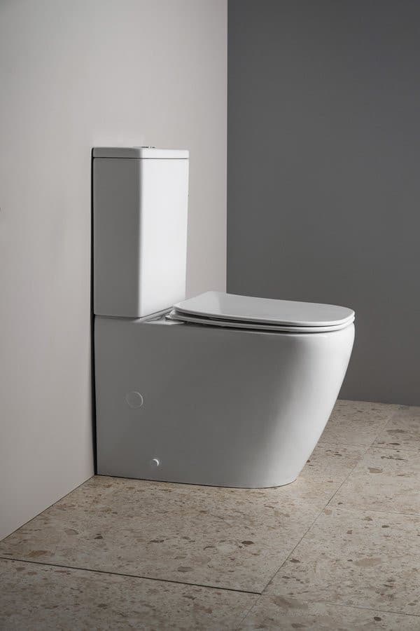 IMALA kompakt WC, Vortex Rimless, odpływ poziomy/pionowy, biały