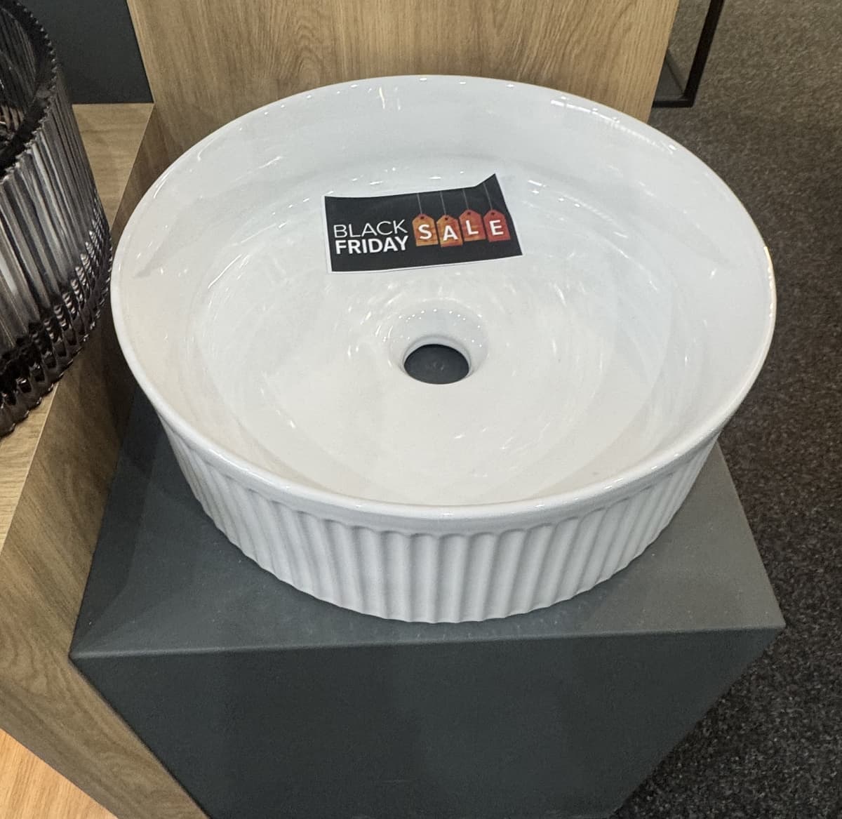 SAPHO PICOBELLO umywalka ceramiczna nablatowa średnica 37cm, biały