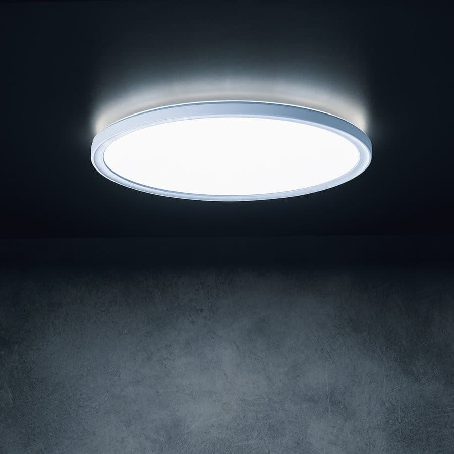 AZPO lampa sufitowa LED, średnica 420mm, 22W, 3000/4000/6000K, IP54, biały