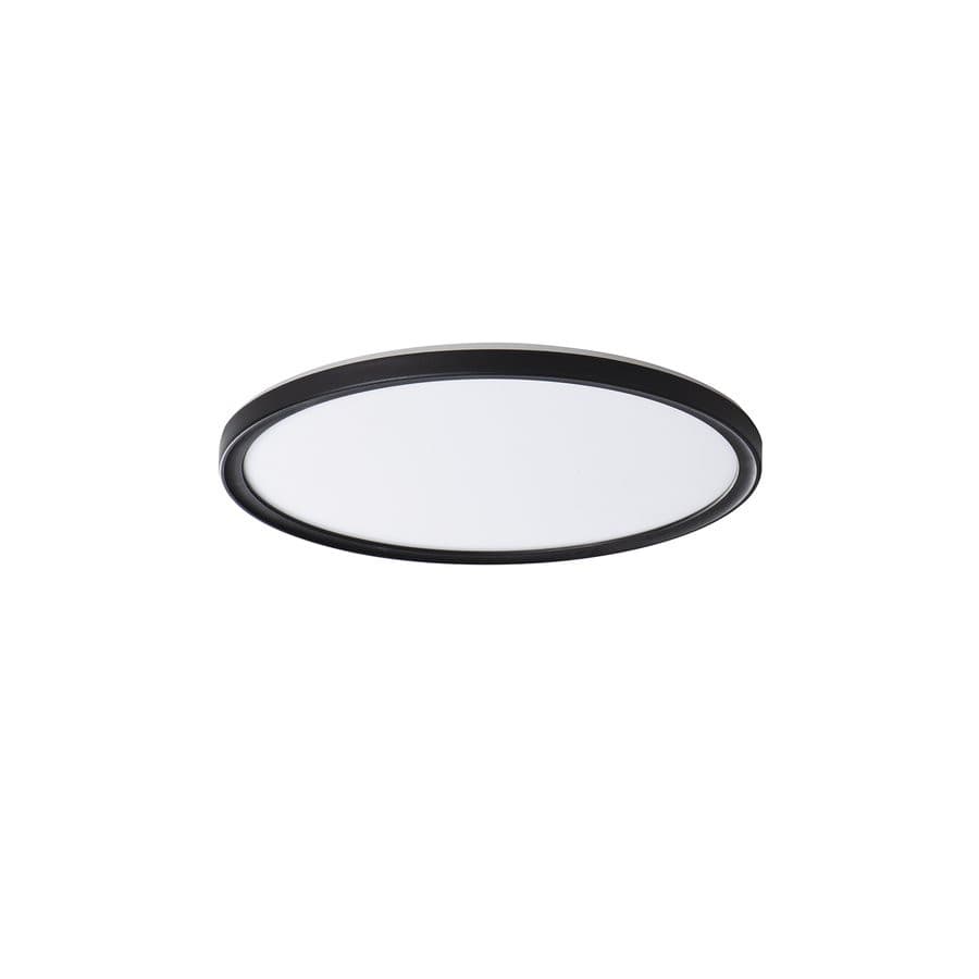 AZPO lampa sufitowa LED, średnica 225mm, 11,8W, 3000/4000/6000K, IP54, czarny mat