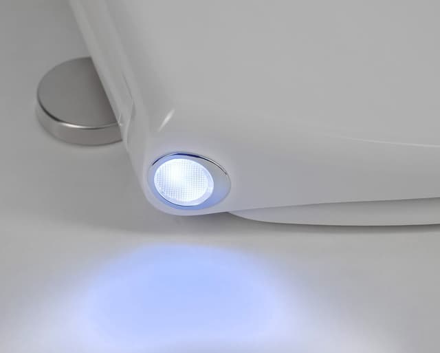 PHARO deska WC z oświetleniem LED, Soft Close, Easy Take, biały