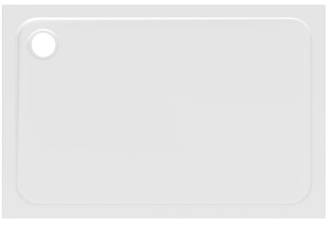ELZA brodzik prysznicowy kompozitowy, kwadratowy 100x90cm, biały
