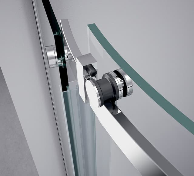 THRON ROUND kabina prysznicowa półokrągła 900x900mm, szkło czyste, prawy