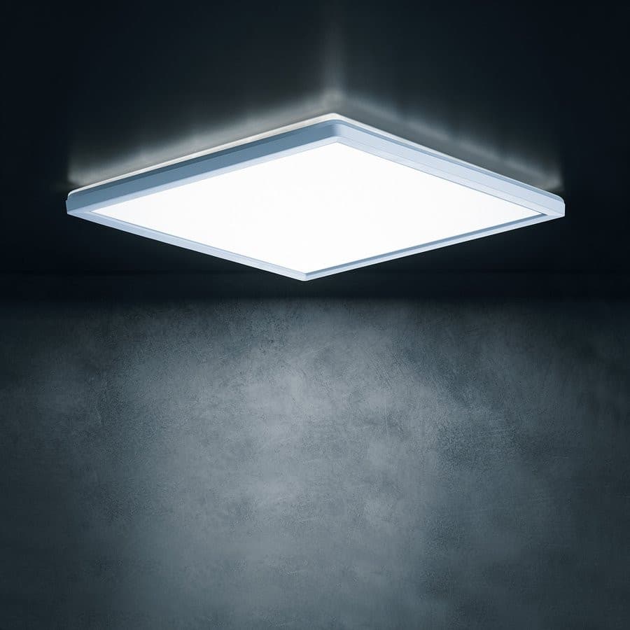 AZPO lampa sufitowa LED 300x300mm, 17,5W, 3000/4000/6000K, IP54, biały