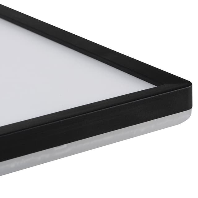 AZPO lampa sufitowa LED 300x300mm, 17,5W, 3000/4000/6000K, IP54, czarny mat