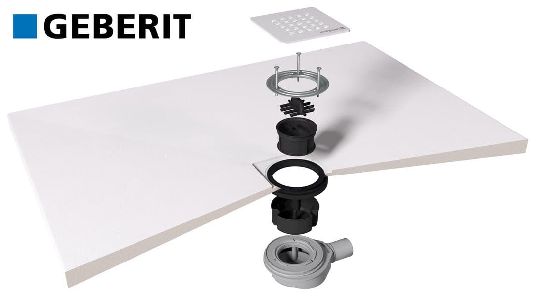 TRENECA syfon do brodzików, średnica 90mm, DN40, maskownica miedź mat