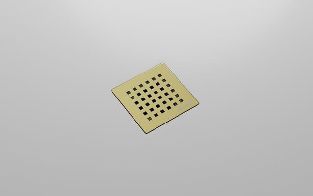 FLEXIA syfon do brodzików, średnica 90mm, DN40, maskownica złoto