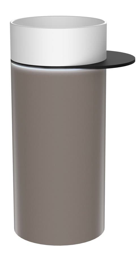 OASIS Umywalka ceramiczna wolnostojąca 40x89x52cm, półka do pomieszczenia, agila