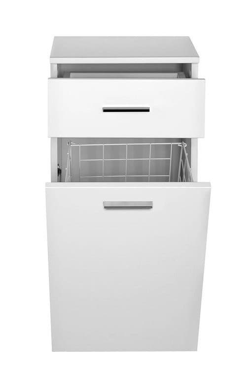 ZOJA/KERAMIA FRESH szafka dolna z koszem na bieliznę 35x78x29cm, biała
