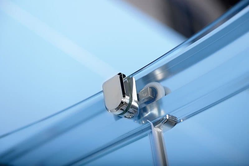 EASY kabina prysznicowa półokrągła 800x800mm, L/R, szkło czyste