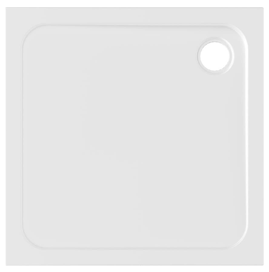 ELZA brodzik prysznicowy kompozitowy, kwadratowy 90x90cm, biały