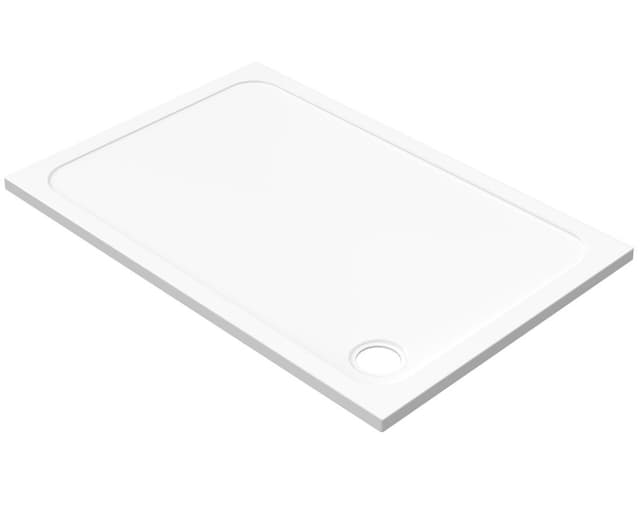 ELZA brodzik prysznicowy kompozitowy, kwadratowy 120x90cm, biały