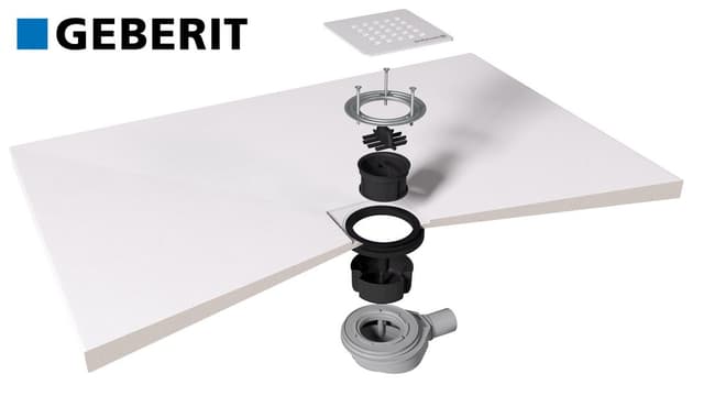 TRENECA syfon do brodzików, średnica 90mm, DN40, maskownica gun metal