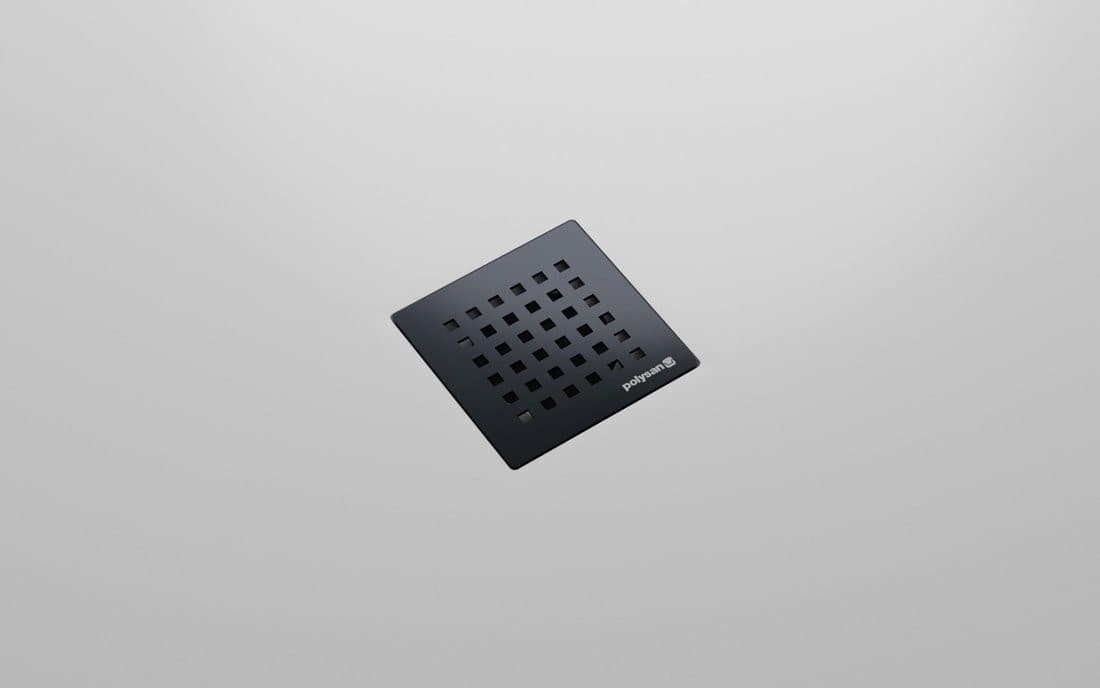 FLEXIA syfon do brodzików, średnica 90mm, DN40, maskownica gun metal