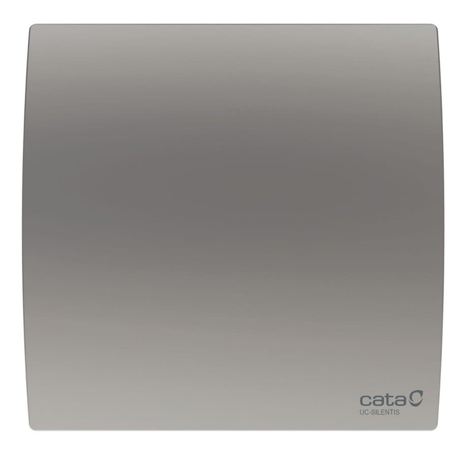 SILENTIS UC TH 10 wentylator łazienkowy z automatem, osiowy, 8W,wylot 100mm, srebrny