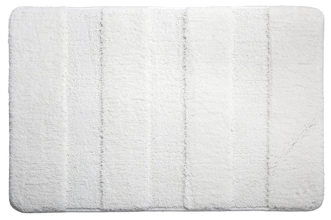 SERENITY dywanik łazienkowy 60x90cm z antypoślizgiem, polyester, biała