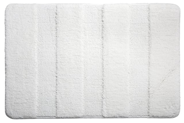 SERENITY dywanik łazienkowy 60x90cm z antypoślizgiem, polyester, biała