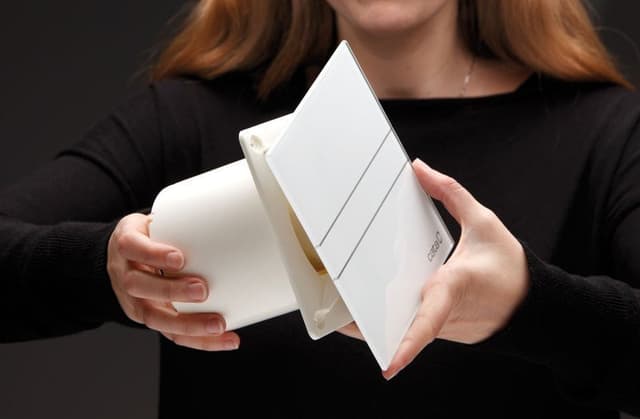 E-150 GT wentylator łazienkowy osiowy z wył. czas. 215W, wylot 150mm, biały