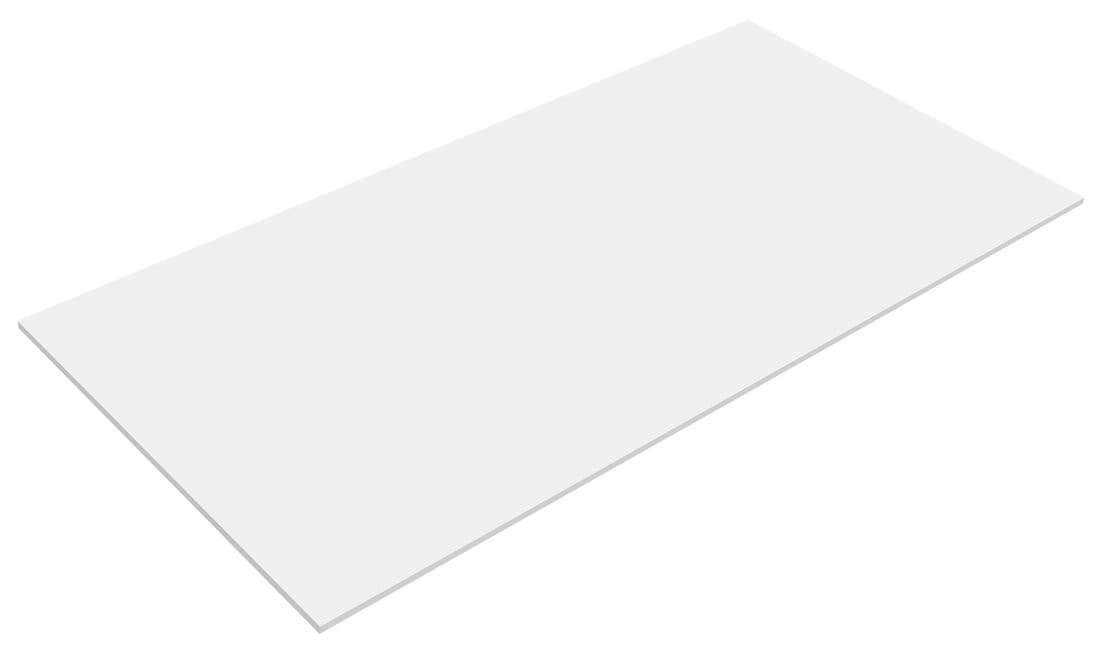 NELIO blat ceramiczny Blanco 117,5x0,9x49,3cm, biała matowa