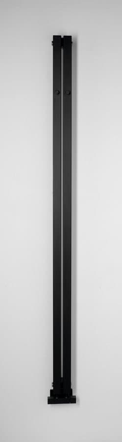 LETIZIA grzejnik łazienkowy 90x1800 mm, czarny mat