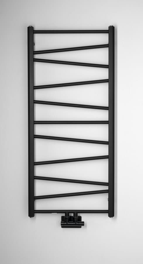 ANNALISA grzejnik łazienkowy 500x1095mm, czarny mat