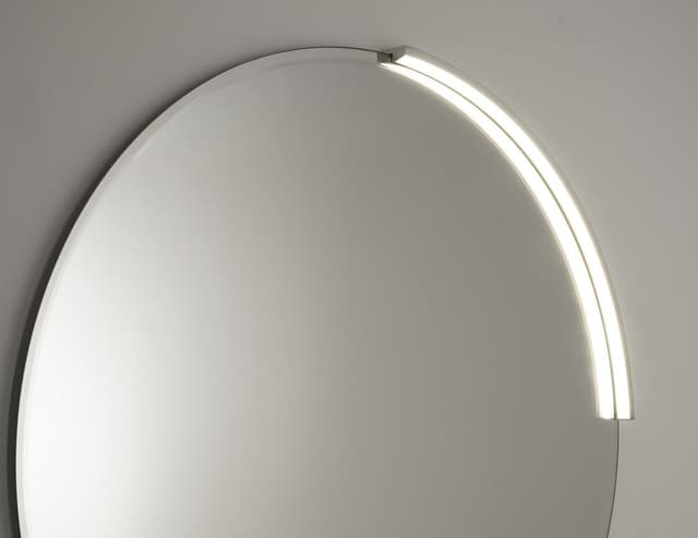 MOON LED oświetlenie 6,5W, 230V, 431x12x22mm, R300mm, chrom
