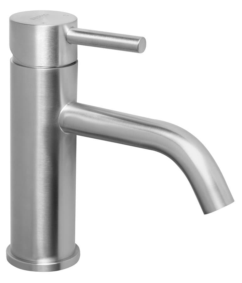 MINIMAL bateria umywalkowa, stal nierdzewna mat