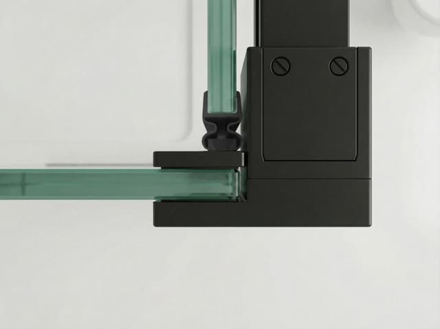 LUXOR BLACK kabina prysznicowa prostokątna 1000x900mm wariant L/P