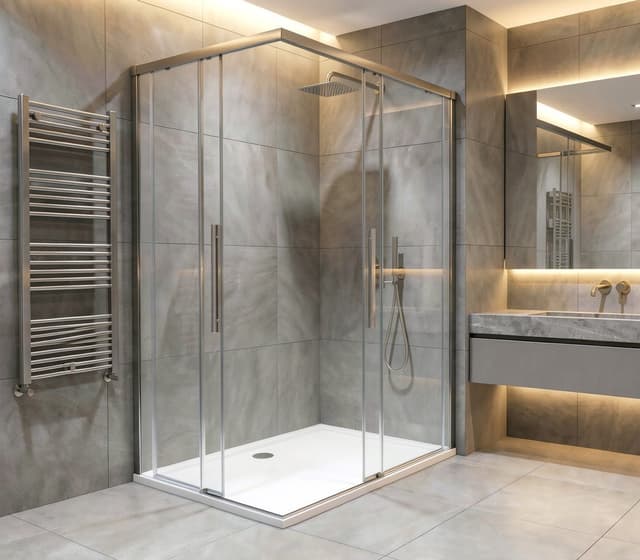LUXOR kabina prysznicowa prostokątna 1000x800mm wariant L/P, wejście z rogu