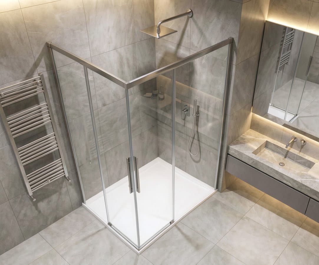 LUXOR kabina prysznicowa prostokątna 1000x900mm wariant L/P, wejście z rogu