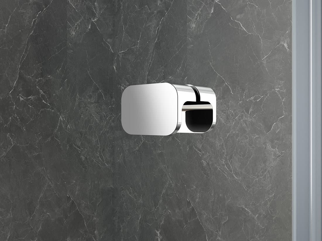 GLOBE CHROME kwadratowa kabina prysznicowa 800x800mm, szkło czyste, lewe