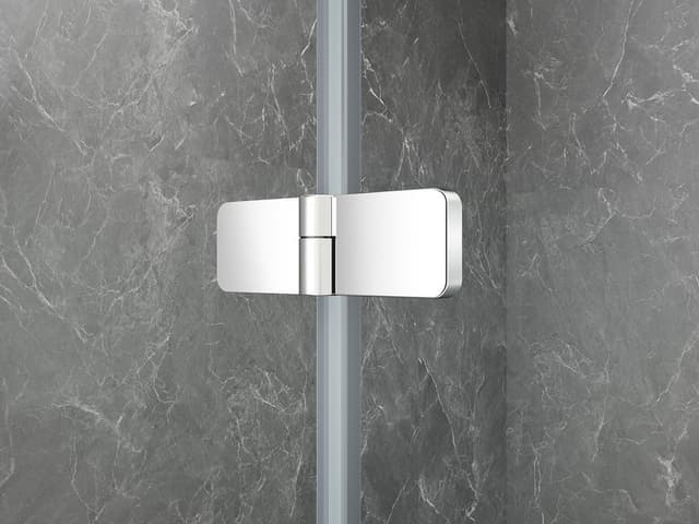 GLOBE CHROME drzwi prysznicowe do wnęki 1200mm, szkło czyste, lewe