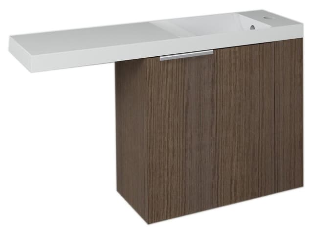 LATUS VI szafka umywalkowa 50x50x22 cm, prawa, sosna rustykalna