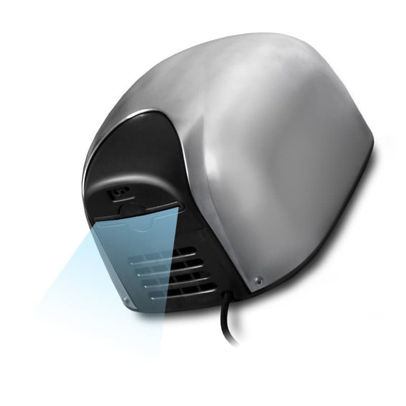 EMPIRE ECOFLOW suszarka do rąk, bezdotykowa 230 V, 1100 W, 221x285x157 mm, Antivandal, obudowa ALU, chrom mat