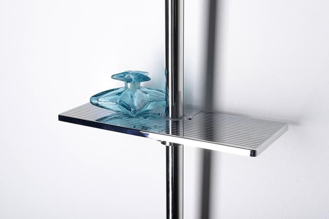 Półka przesuwna do zestawów prysznicowych (średnica 18, 20, 22, 25mm), ABS/chrom