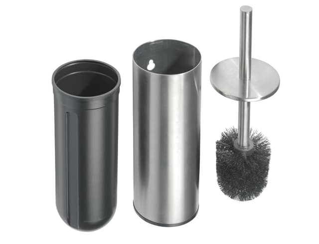 X-STEEL szczotka do WC wisząca/do postawienia, stal nierdzewna mat