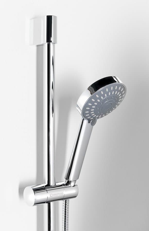 AMY zestaw prysznicowz uchwytem przesuwnym 980mm, wąż prysznicowy 1500mm, chrom
