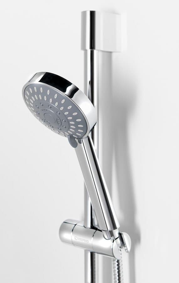 AMY zestaw prysznicowz uchwytem przesuwnym 980mm, wąż prysznicowy 1500mm, chrom