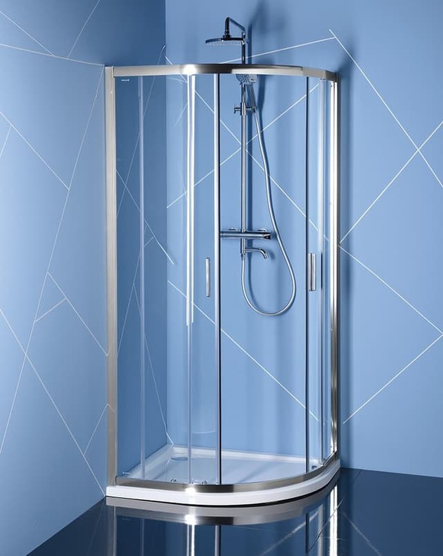 EASY kabina prysznicowa półokrągła 900x800mm, L/R, szkło czyste