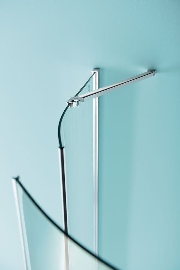 ZOOM kabina prysznicowa półokrągła 900x900mm, szkło czyste, lewa