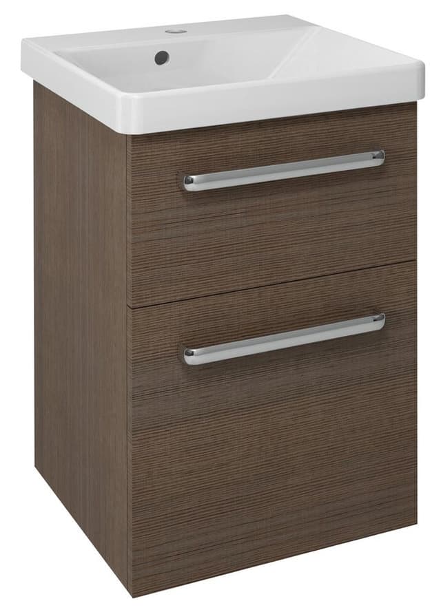 THEIA Szafka umywalkowa 46,4x70x44,2cm, 2 szuflady, sosna rustykalna