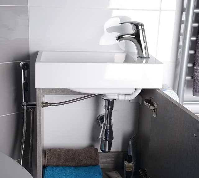 Przyłącze kątowe na bok szafki, do baterii 1209-05 i 1209-09, chrom